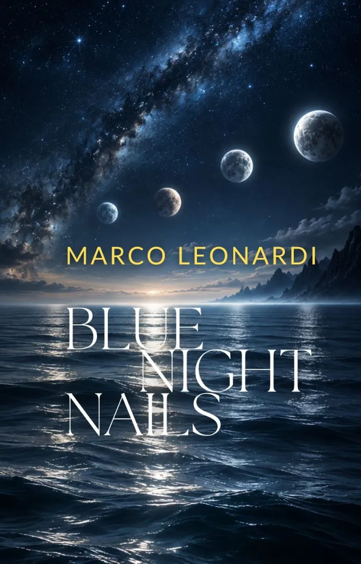 Blue Night Nails