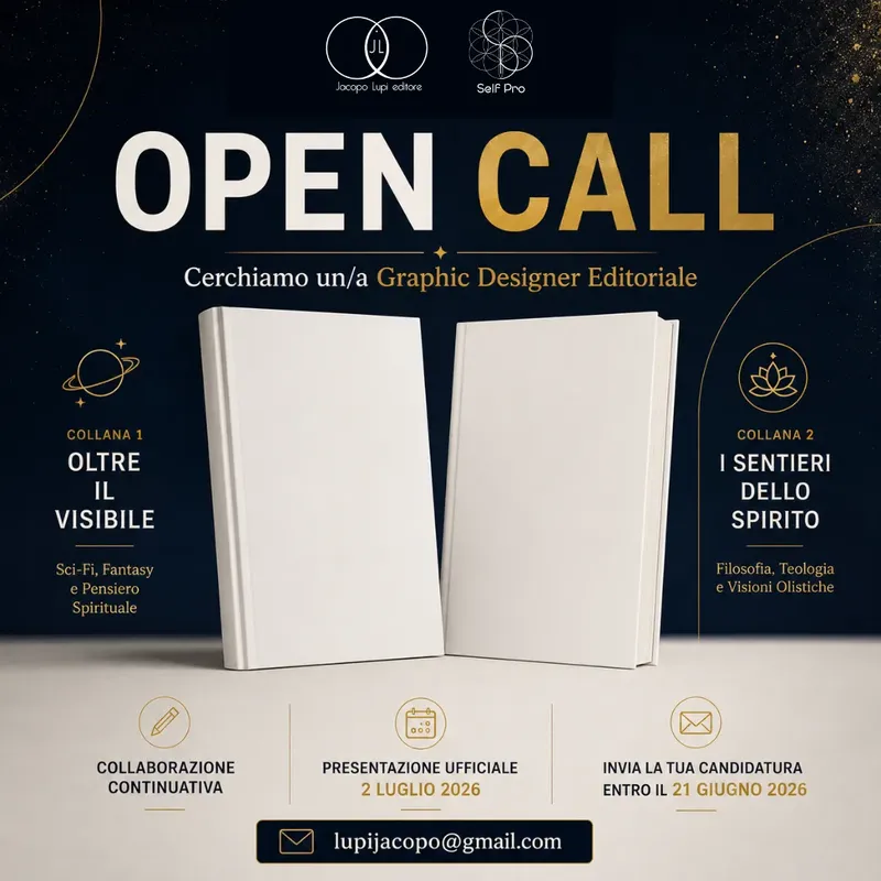 OPEN CALL | Cerchiamo un/una Grafico/a Editoriale per una Collaborazione Continuativa