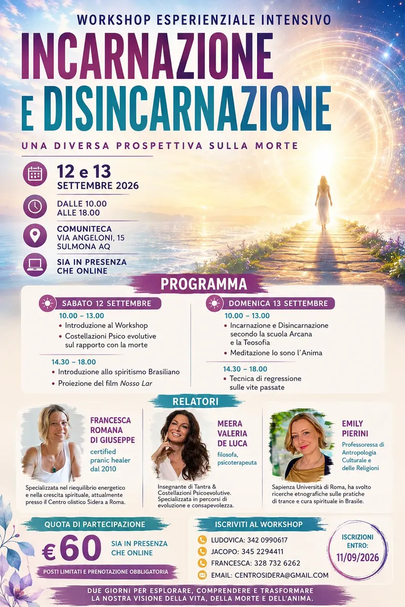 INCARNAZIONE E DISINCARNAZIONE